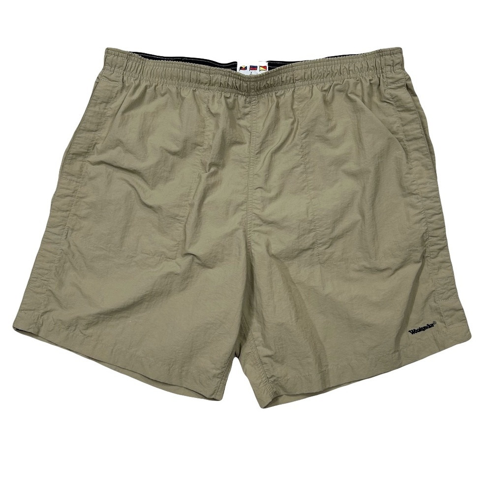 Weekender Men's Khaki Tan Nylon Athletic Swim Trunk Shorts Size XL